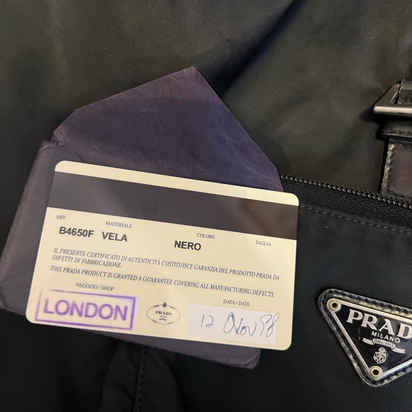 PRADA VINTAGE NYLON BACKPACK, small size - Picture 6 of 7